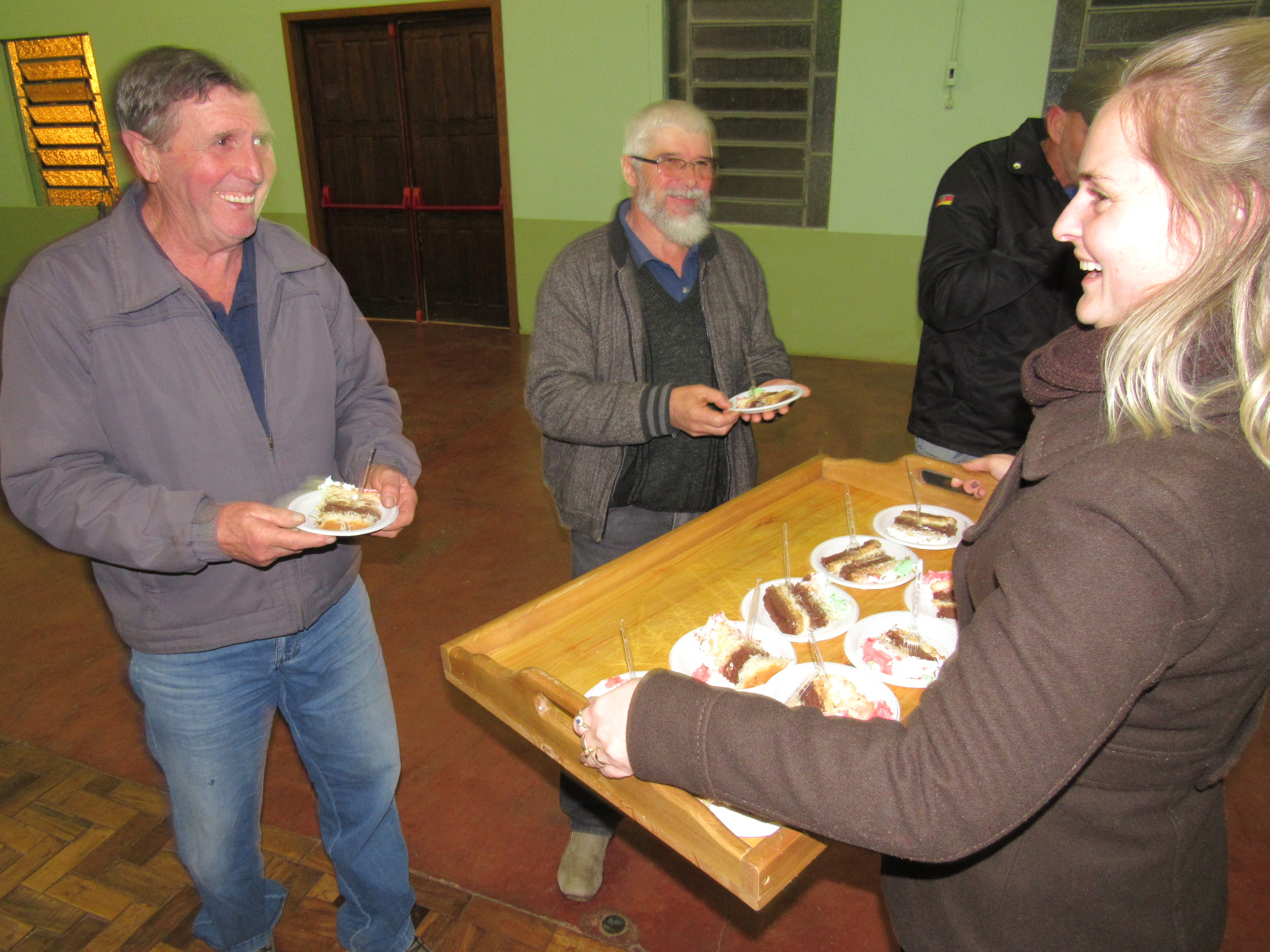 Distribuição dos bolos