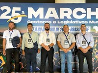 Vereadores participam da XXV Marcha dos Gestores Legislativos Municipais, em Brasília