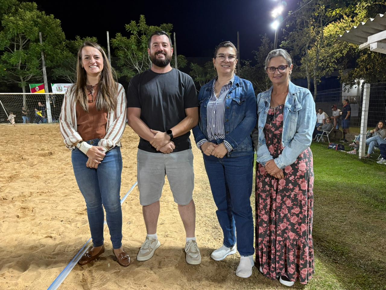 Vereadores prestigiam final do Campeonato de Futebol de Areia em Serafina Corrêa