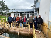 Vereadores realizam visita técnica à Estação de Tratamento de Água (ETA) da CORSAN