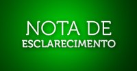 NOTA DE ESCLARECIMENTO