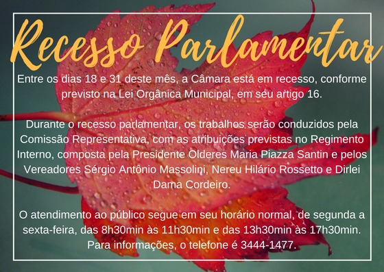 Recesso Parlamentar