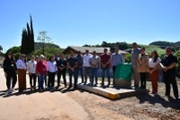 Vereadores participam da entrega de obras de pavimentação em comunidades do interior e da cidade 